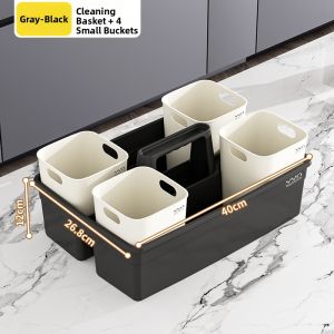 Commercial Large Capacity Moving Cleaning Trolley