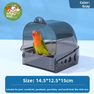 MONLEYTA | Extra Large Bathing Basin For Parrots And Hoopoes Special Supplies For Peacocks And Phoenixes Tiger Skin Pattern Plastic Bathing Box