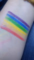 Rainbow Stripe Face Paint for Stage Performance Sports Meeting Children's Day Celebration Washable Face Color for Students And Cheerleaders. 