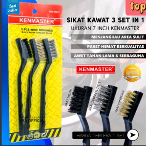 SIKAT KAWAT KENMASTER MINI 3 pcs / SET SIKAT KAWAT  7 inc SIKAT KAWAT KENMASTER  ANTI KARAT 3 PCS