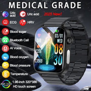 New ECG+PPG Blood Lipid Uric Acid Medical Grade Smart Watch Men Blood Sugar Laser diagnosis Health 2026 Smartwatches