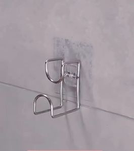 HUAFA เส้นที่แขวนอเนกประสงค์ กับ กะละมัง ตะขอแขวน ติดผนัง ไม่ต้องผนัง พร้อมส้ง: 50 ปริมาณ