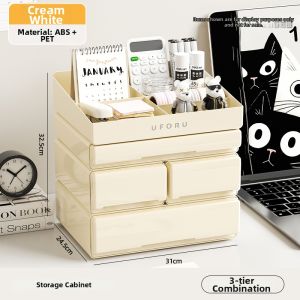 Desktop Organizer Dustproof Display Shelf