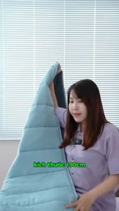 Đệm Topper Silk Ice Mát Lạnh Chagota Chần Gòn Microfiber Dành Cho Văn Phòng Cắm Trại Du Lịch