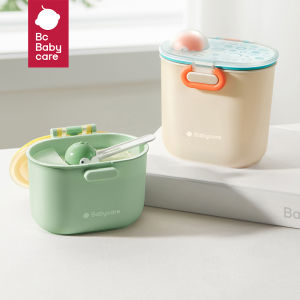 Bc Babycare 380ml/555ml Portable Outgoing Milk Powder Subpacking Box Baby Rice Noodles Box Snack Subpacking Box Storage Sealed Moisture-Proof Tank