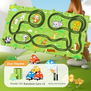BABYSHOME | Educational DIY Railway Car Toy