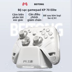 Tay Cầm Không Dây Beitong Kunpeng 70 Elite Được Nâng Cao Bằng Trí Tuệ Nhân Tạo Với Các Nút Bấm Thích Ứng Dành Cho Nintendo Switch 2 PC Thiết Bị Di Động & Teams Bluetooth 2.4G Type-C