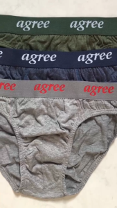 3 Pcs CD Celana Dalem Laki Laki Agree 2321 Polos Nyaman | Celana Dalam Pria Dewasa Adem