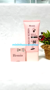 Kem Chống Nắng Hemia Make Up Sun Cream SPF50+ PA++++ Nâng Tông Chống Nắng Dưỡng Da