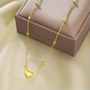 Xpid Kalung Love Rantai Jedar Stainless Steel Gold Anti Karat