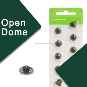 HAIKE Premium Open Hearing Aid Domes for Phonak - 5 Packs Vented 4.0 (Children/Adult/Senior Size)​