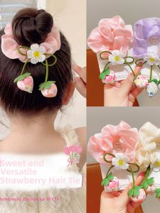 Cute Strawberry and Flower Headband High Elasticity