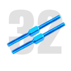 Metal Turnbuckle Set 3x18 23 32 42 106mm Adjustable Toe Link Rod for 1/10 Tamiya RC Compatible with Models 53942 58362 58363