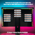 Skydimo Monitor Ambilight Lights PC E-Sport Gamer Ambient RGB Strip, Desktop Computer Display AURA LED 5V USB Software Control. 