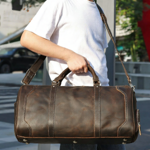 Kesker | Vintage Genuine Leather Travel Bag 58cm