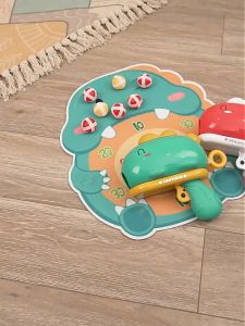 🔥24H🔥 Kids Dart Sticky Ball Toy Dinosaur Ball Gun Target Launch Sticky Ball Indoor Interactive Launch Toy Birthday Gift