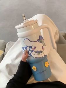 แก้วเย็นเยติ แก้วเก็บเย็น กระติกน้ำ สแตนเลส 316 ลายคุโรมิจอมเกล้า ขนาดใหญ่ ความจุ 900ml.