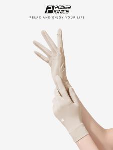 POWER IONICS FDA Registration Cooling Womens UV Protection Cooling Sun Gloves Anti Slip Breathable Driving Outdoor Motorcycle