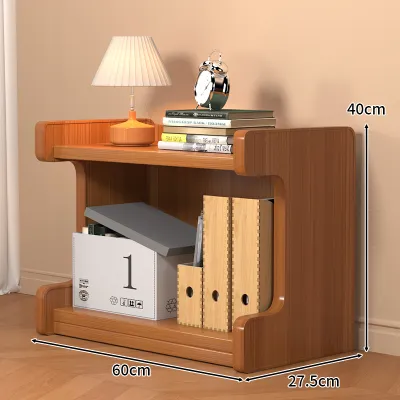 MEIKAIBIN | Giá Sách Gỗ Trúc Đứng dựa Tường