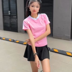 Áo Thun Baby Tee Raglan Basic Mẫu Mới Phối Viền