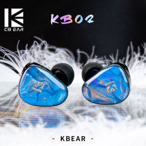 Kbear | KBEAR KB02 10mm+10mm Dual IEM Hifi In-Ear Earphones with Detachable Cable Design Bone Conduction Dynamic Driver
