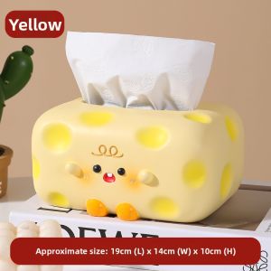 Creative Tea Table Decor Resin Tissue Box