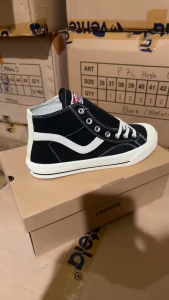 HOT PROMO Sepatu Ventela Public High Black Natural Sepatu Sekolah