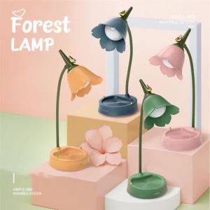 JOYINLED Reading USB Rechargable Desk Lamp Table Lamp Eyes Protection Touch Dimmable LED Light Dormitory Bedroom Special Gift