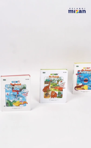 Buku Anak Pop-up Interaktif Dinosaurus - The Ancient Animal World Water Land Flying