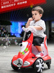 Childrens Electric Car Rechargeable with Baby Remote Control Car Childrens Toy Car Can Sit Baby New Arrival Turn Balance Car