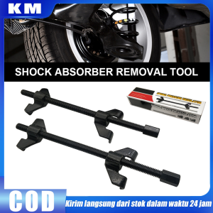 2Pcs Treker Perkeong 15" Treker Per Mobil Coil Spring Compressor Pegas Kejut Clamp 380mm Bahan Kuat Alat Pres Per Mobil Coil Spring Shock Strut Kompresor Remover Alat