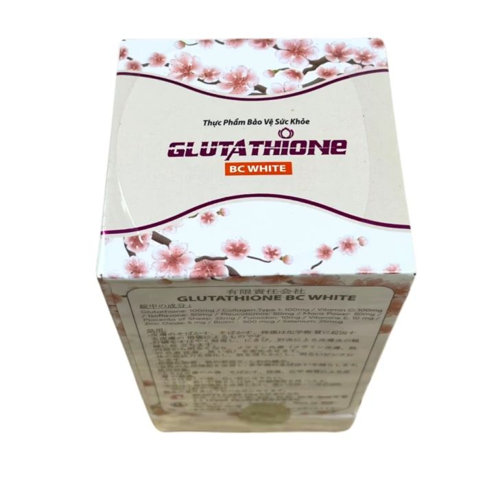 Vin Ung Glutathione BC White WINCAP Gip Ln Da Trng Sng Mn Mng L 30  vin | Lazada.vn