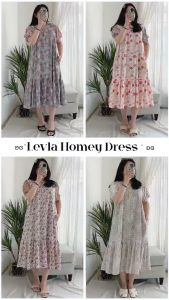 Daster jumbo Levla/ home dress murah/ baju tidur wanita jumbo/ baju santai wanita/ baju rumahan/ daster batik tulis