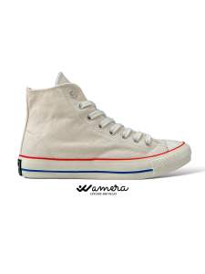 Wamera Sepatu Sneakers Gen Z 80s Black White Hi Sepatu Sekolah Hitam Putih Pria Wanita