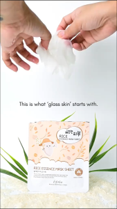 [Buy 1 Get 1] ESFOLIO Pure Skin Rice Essence Mask Sheet