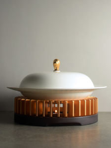 Candle Warmed Ceramic Dining Plate