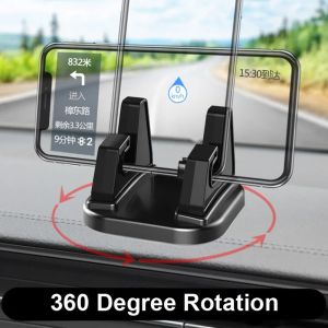 KEBIDU 360 Degree Rotate Car Cell Phone Holder Dashboard Universal Stand Mount Bracket For Mobile Phone Car accessories