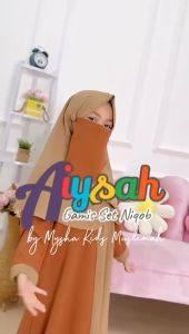 Gamis Anak Perempuan Set Hijab Free Niqob Aisyah