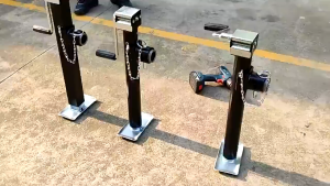 JF Caravan Trailer Bracket with 15 Inch Turntable and Seals for 8000lbs Load Capacity