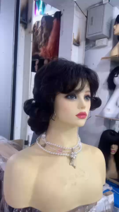 calawigs วิกผม ไหม ทรงคุณนาย รหัส60533 ทักแชทบอกสี (แถม เน็ต กับ หวี)