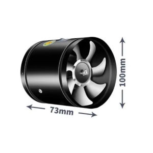 468 Pipe Exhaust Fan Air Ventilator Metal Pipe Ventilation Exhaust Fan Mini Extractor Bathroom Toilet Wall Fan Duct Fan