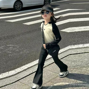 Quần Ống Loe Thời Trang Cho Bé Gái Quần Dài Thường Ngày Cho Bé Gái Mùa Thu Đông Quần Ống Loe Co Giãn Vừa Phải Cho Bé Gái