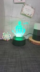 Hot Toys | Basketball Player Kobe LED Night Light Touch Control 7 Colour Changes Great Birthday Gift for Sports Lover