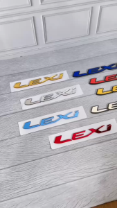 EMBLEM LEXI 3D SEPASANG ISI 2pcs LOGO TIMBUL YAMAHA LEXI STIKER KACA AKRILIK TEBAL 2MM 2 MM LOGO BODY LEXI EMBLEM MOTOR STICKER YAMAHA LEXI LOGO 3D VARIASI BODY BRIDGE ACRILIC ACRYLIC WARNA GOLD SILVER BIRU MERAH SET KIRI KANAN DECAL EMLEM LEXI