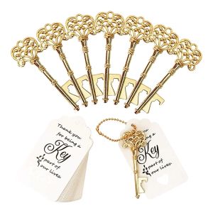 50Pcs Vintage Key Bottle Opener Retro Metal Barware Wedding Party Favors Unique Groomsmen Gifts Beer Opener Abridor De Botellas