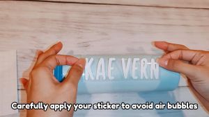 [CUSTOM] Name sticker label decal (4 to 28cm)