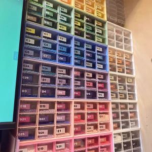 CEYU | Transparent Dust-proof Drawer Multi-sections Storage Box for Desk