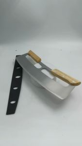 Pisau Pemotong Pizza Cutter Swing Rocket Knife Roller Stainless Steel 304 Tutup Pisau Pemotong Pizza
