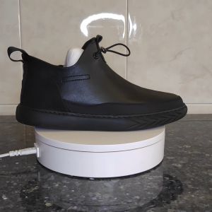 Prikol Modern Gaya Sepatu Boot Tinggi Pria Boots Full Hitam Casual Kerja Formal Model Kulit Sapi Lentur 093