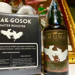 PAKET PRO 28 ARAK GOSOK MASTER ROOSTER 500 ML + IMUNO MULTIVITAMIN & SUPLEMENT AYAM LAGA PAKET PERAWATAN UNTUK SEMUA JENIS AYAM ADUAN